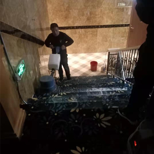 清洗現場