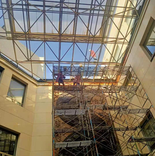 清洗現場